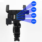 2022 new 3-head T6 wick rotatable outdoor bicycle headlights with electric display riding equipment mountain bike lights
