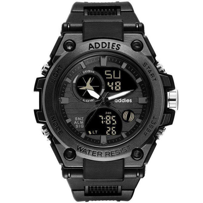 Men's watch 50m Swim Waterproof Wristwatch Outdoor luminous timing watch Quartz Clock Sport Watch new Year's gift