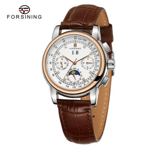 New Forsining Design Women's Fashion Casual Multi-Functional Shanghai Movement Automatic Mechanical men casual Watch SLZe259