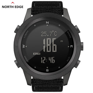 NORTH EDGE AP46 Digital Watch Sports Waterproof Altimeter Barometer Compass