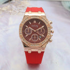 Square ix-Pin Women's Watch fashion Quartz Watch Girls Watch Silicone Strap student's casual watch 208