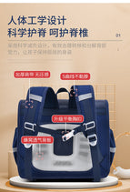 New primary schoolbag girls and boys horizontal version backpack lightweight leisure large-capacity children's backpack 5608 schoolbag