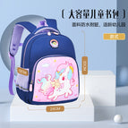 Primary school children's schoolbags cute cartoon boy schoolbags kindergarten burden relief and spine protection ultra-lightweight children's backpack 633  schoolbag