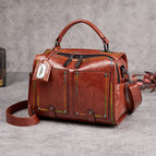 2021 new female bag retro style one-shoulder portable messenger underarm Boston women bag 270