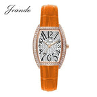 JRANDE ladies watch light luxury women's watch barrel type women's watch H7640L