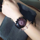 GUOU 8107 Ladies' Watch INS Online Celebrity Waterproof Fashion Big Dial Leisure Versatile Watch Female Quartz Watch