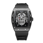 BAOGELA Domineering Skull Watch Silicone Men's Watch Waterproof Sports Quartz Watch 1612
