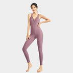 Women's Aerial Yoga Workout Clothes 2023 Tight Breathable Quick-Drying Sports Suit Fitness Jumpsuit ENY257