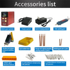 801D Spot Welder 12KW Farah Capacitor Energy Storage Spot Welder Machine Mobile Phone Battery Repair AC100~240V With Welding Pen