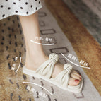 Sandals women's 2021 summer new soft flat bottom all-match outer wear soft bottom sandals and slippers women 2263-92