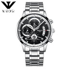 NIBOSI Men Watches Luxury Top Brand Men gold Watch Relogio Masculino Military Army Analog Quartz Wristwatch 2309