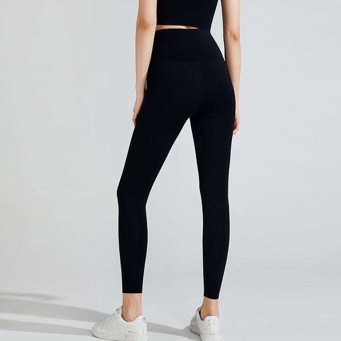 New Lycra Yoga Pants Women Running Exercise Yoga Clothes High Waist Hip Lift Slim Fit Fitness Pants GD0002
