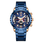 WWOOR Business Casual Men's Watch Steel Belt Quartz Watrproof Watch Hot Selling Men's Watch 8880