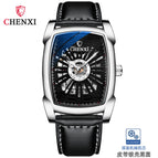 CHENXI Men's Watch Automatic Mechanical Watch Douyin hot sale Square Hollow Mechanical Watch 8809