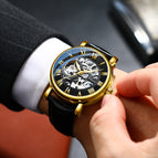 CHENXI's new high-end watch men's hollow mechanical watch waterproof luminous automatic mechanical watch CX-8878
