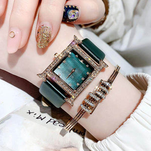 GUOU Watch Women luxury Brand Fashion Casual quartz watches genuine leather strap sport Ladies elegant wrist watch girl 8214
