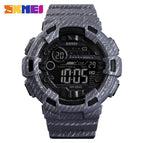 SKMEI Fashion Sport Watch Men Alarm Clock Cowboy Waterproof Week Display Men Watches Denim Digital Watch 1472