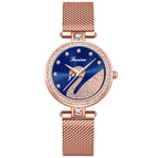 2021 Net Red Live Broadcast Temperament Little Swan Bracelet Women's Watch Simple Watch Women's Five Pieces