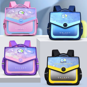 New primary school student horizontal schoolbag boy fashion all-in-one open student backpack gradient children's bag 768