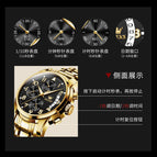 OLEVS men's Watch Multi-functional Sport Chronograph Waterproof Men's business Watch 2879DQP