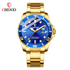 CHENXI Green Water Ghost Watch Women's Men's Couple Watch Waterproof Fashion Luminous Men's Watch CX-085A