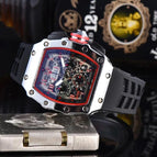 Men's watch New Hot Sale Richard Six-Pin Quartz Watch Barrel-Shaped Running Seconds Multi-Function Men's Watch 1035