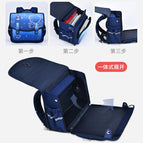 New primary school student cartoon school bag for girls one-piece fully open horizontal schoolbag  children's backpack