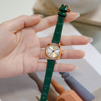 2022 new watch women's niche design student retro small square watch ladies belt watch simple 21020
