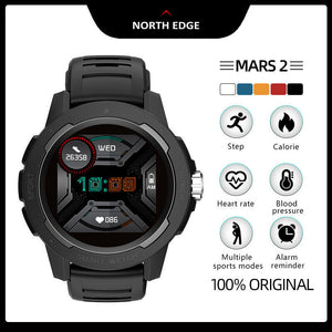 NORTH EDGE Mars 2 Touch Screen Professional Sports Outdoor Running Smart Watch IP68 Waterproof Bluetooth Answer Call Smart Watch