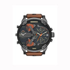 LEEMOON Large Size Fashion Trendy Personality Large Dial Leisure Alloy Steel BandQuartz Leisure DZ Watch Big Watch