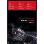 KIMSDUM  K-724D Men's casual watch personality Racing car Sports waterproof watch