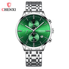CHENXI Creative Style Watch Men's Multi-Function Sports Watch Men's Fashion Luminous Watch cx-971 steel