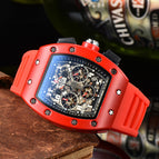 Watch for men New Melamine Six-Pin Running Second Watch Genuine Spot Square men's Casual quartz Watch 9924