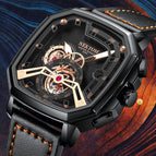 Men's watch high-end square watch men's luminous waterproof men's watch quartz watch A8253G