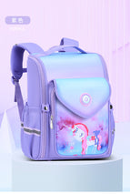 New Waterproof Primary School Student Schoolbag Integrated High Quality Spine Protection Children Backpack Boy and Girl