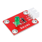 Keyes Brick Green LED Green Light Module (Pad hole) Anti-reverse Plug White Terminal Digital Signal