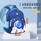 Primary school children's schoolbags cute cartoon boy schoolbags kindergarten burden relief and spine protection ultra-lightweight children's backpack 633  schoolbag