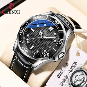 Chenxi mechanical watch men's watch automatic calendar luminous waterproof fashion high-end business men's watch CX-8817