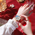 Chenxi new watch women's fashion diamond-encrusted waterproof automatic hollow mechanical watch watch CX-8830