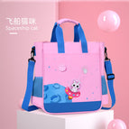 Primary school student tutoring bag boys and girls diagonal handbags light and large capacity BX09