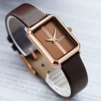 Guou 8277 2022 New Watch style square simple women's watch Fashion leather gift