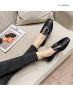 2022 new fashion loafer small leather shoes women's plus size shoes British style shoes 988-56
