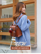 2021 new retro single and double shoulder fashion large-capacity portable female bag backpack 249