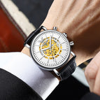 KIMSDUN Men's watch automatic mechanical watch hollow high-end waterproof casual men's watch K-2025A