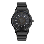 EUTOUR Magnetic ball national wind mechanical black technology men's watch round pin buckle spiral crown watches for women