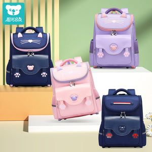 New schoolbags for primary school students 2022 girls' backpacks to reduce the burden and protect the ridges for children's backpacks boys 90064