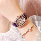 GEDI 12010 Fashion Casual Watch Hot Sale Women Elegant Luxury Diamond Leather Waterproof Ladies Analog Quartz Dress Wristwatch