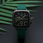 Calendar Square Six-Pin Women's Watch Quartz Watch fashion Girls Silicone Band quartz lady casual Watch 195