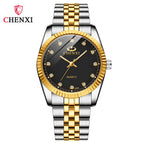 CHENXI Men and Women Watch Quartz Watch 004A Fashion waterproof casual watch CX004A inter gold