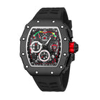PINTIME 8010 men's quartz watches fashion sports hollow barrel watch  luminous function men's watch